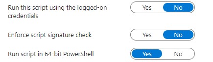 Proactive Remediation Configuration